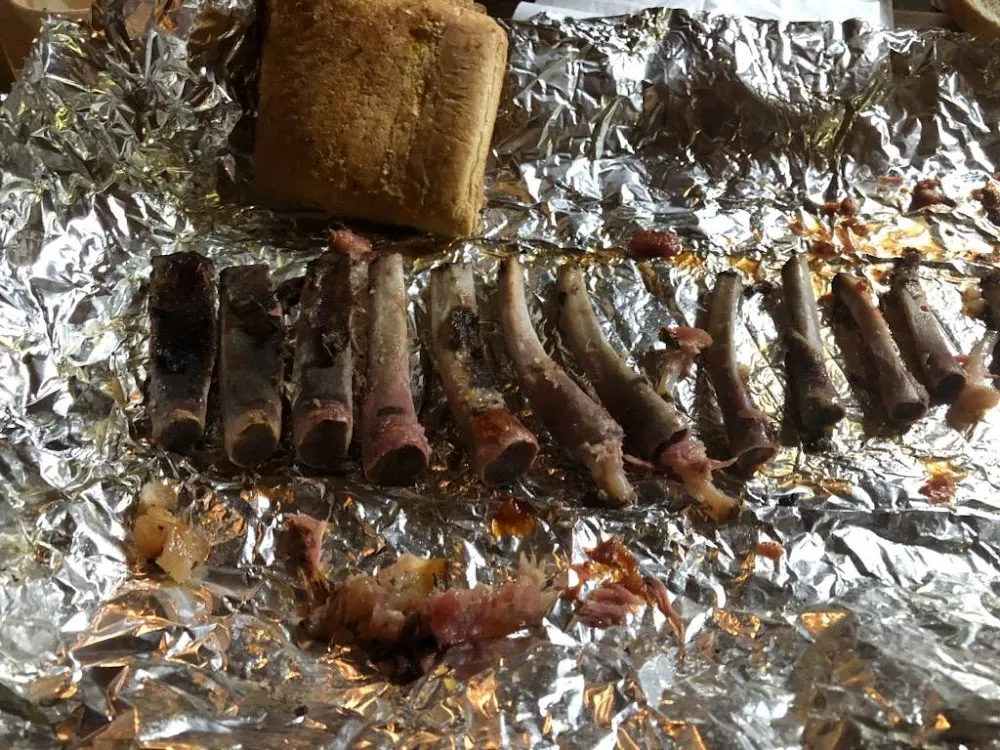 Slab of Pork Ribs Demolished
